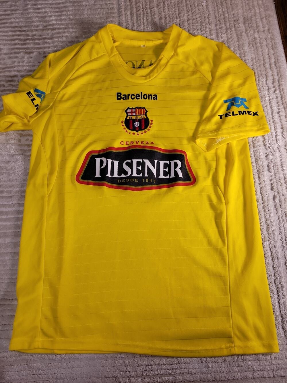 Barcelona Soccer Futbol Jersey Mens Size 40 XL Adult Shirt BSC Spain
